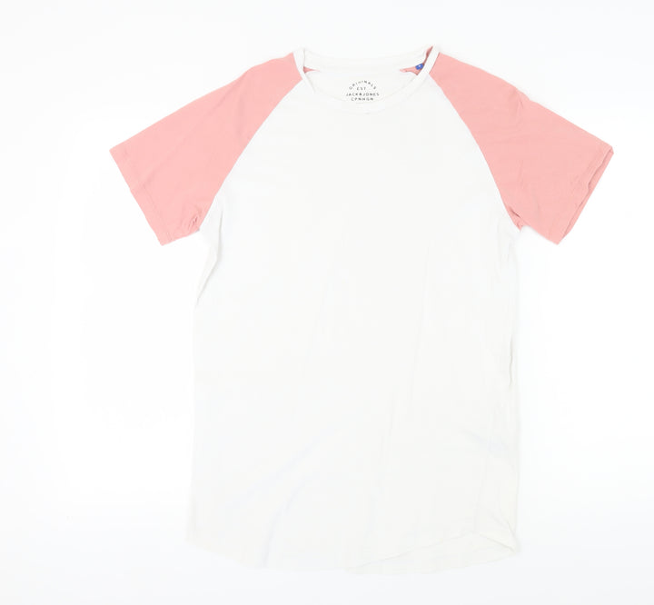 Jack & Jones Men's Colourblock T-Shirt, Size S, Cotton
