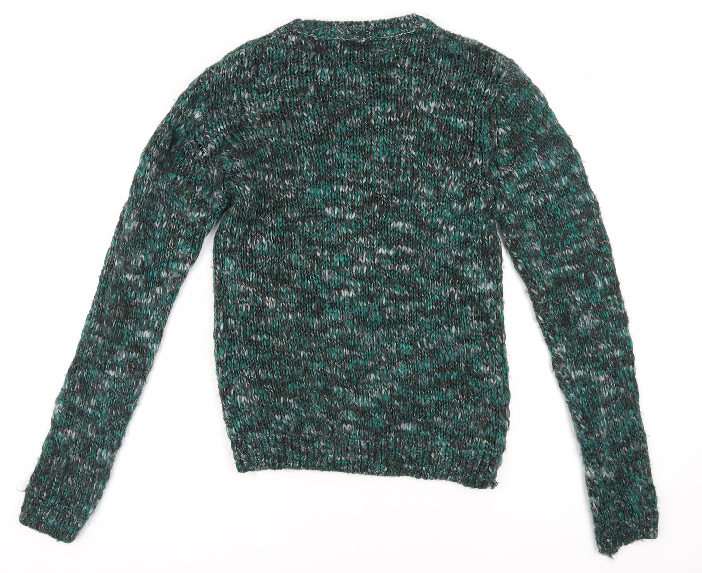 Topman Men's Green M Chunky Knit Pullover Jumper
