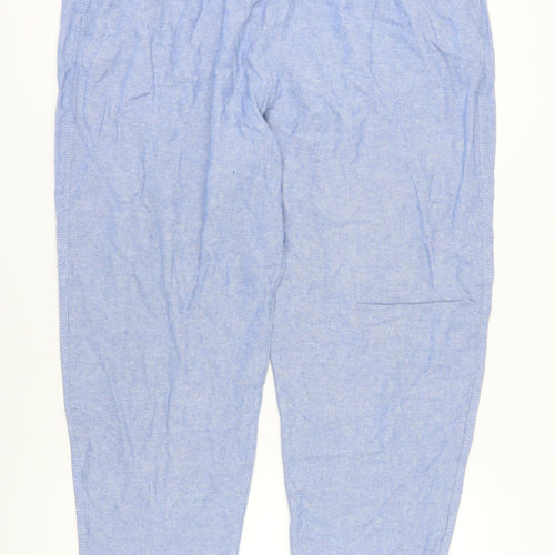 Marks and Spencer Women's Blue Cropped Trousers Size 20