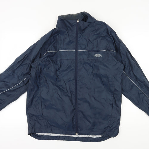 Umbro Men's Blue S Track Jacket Lightweight