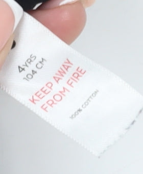 Transformers Boys Black Graphic Print T-Shirt 4 Years