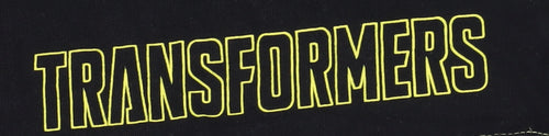 Transformers Boys Black Graphic Print T-Shirt 4 Years