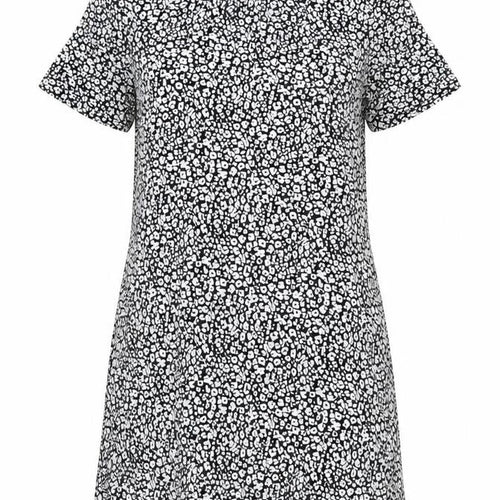 Marks and Spencer Women's Black Animal Print Shift Dress