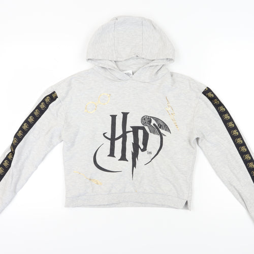 Harry Potter Girls Grey Hoodie 13-14 Years Pullover