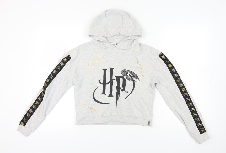 Harry Potter Girls Grey Hoodie 13-14 Years Pullover
