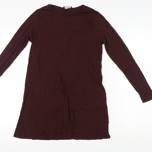 Zara Women’s Brown Long Sleeve Tunic T-Shirt M