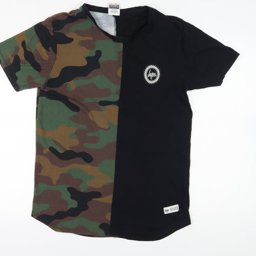 Hype Men's Camouflage T-Shirt Large