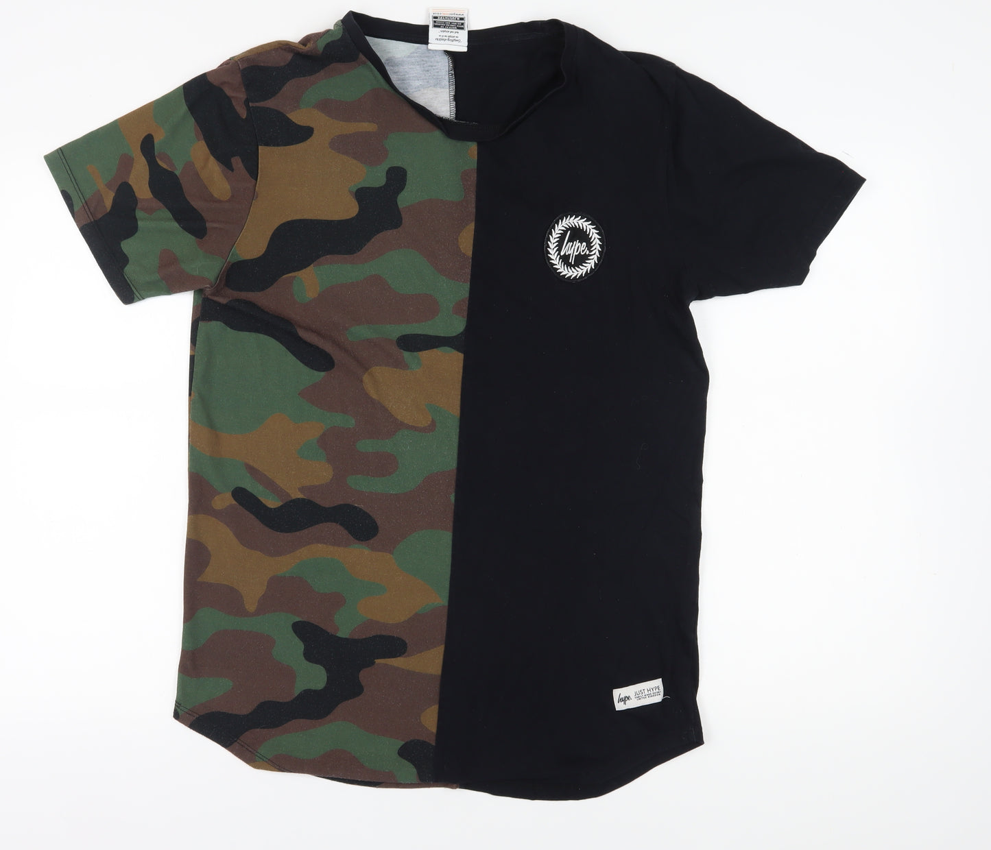 Hype Men's Camouflage T-Shirt Large