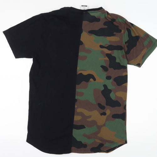 Hype Men's Camouflage T-Shirt Large