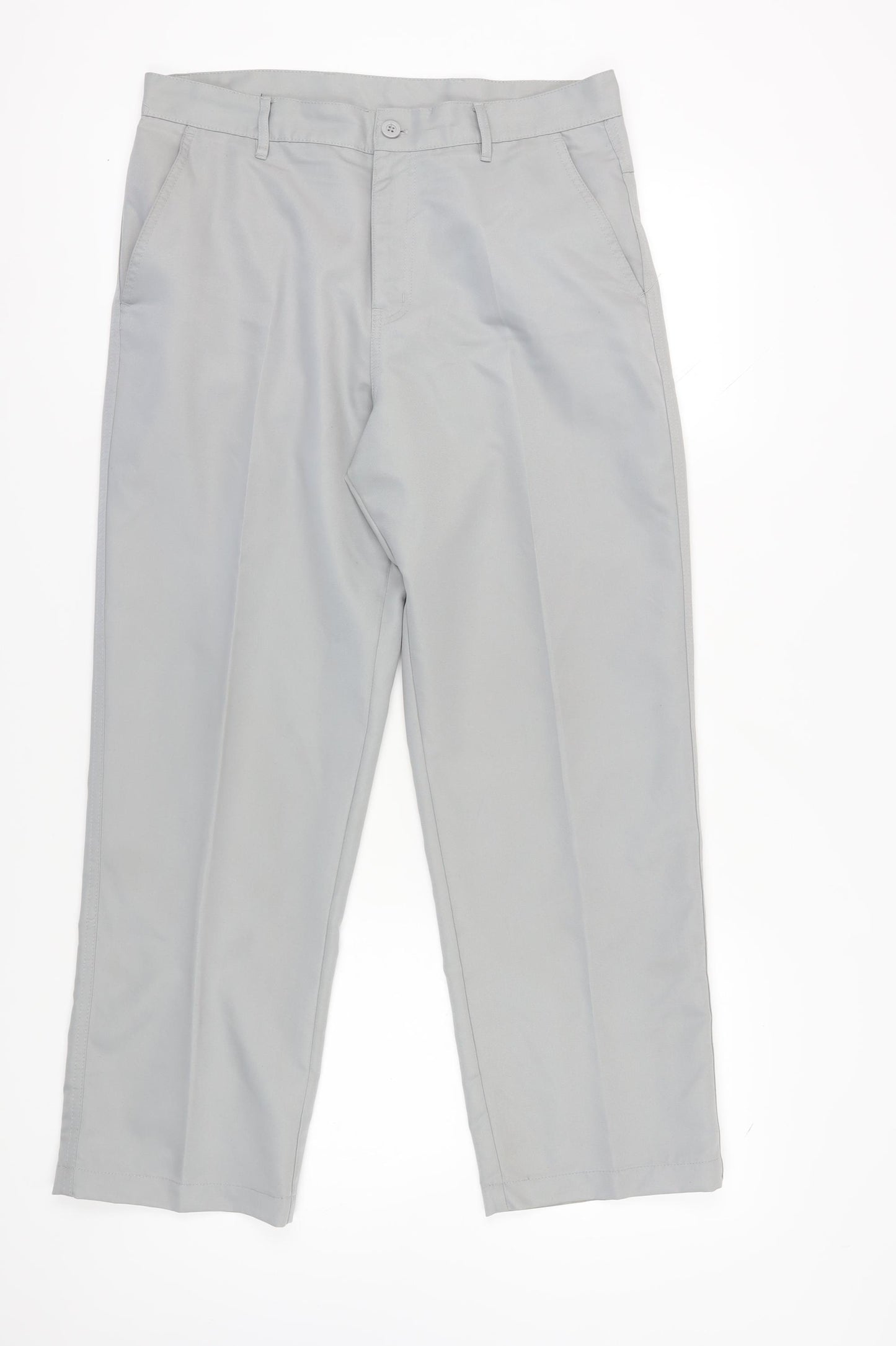 Dunlop Men's Grey Regular Fit Trousers 34W S