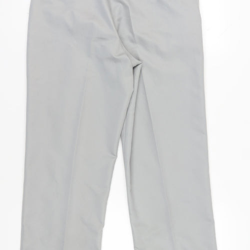 Dunlop Men's Grey Regular Fit Trousers 34W S