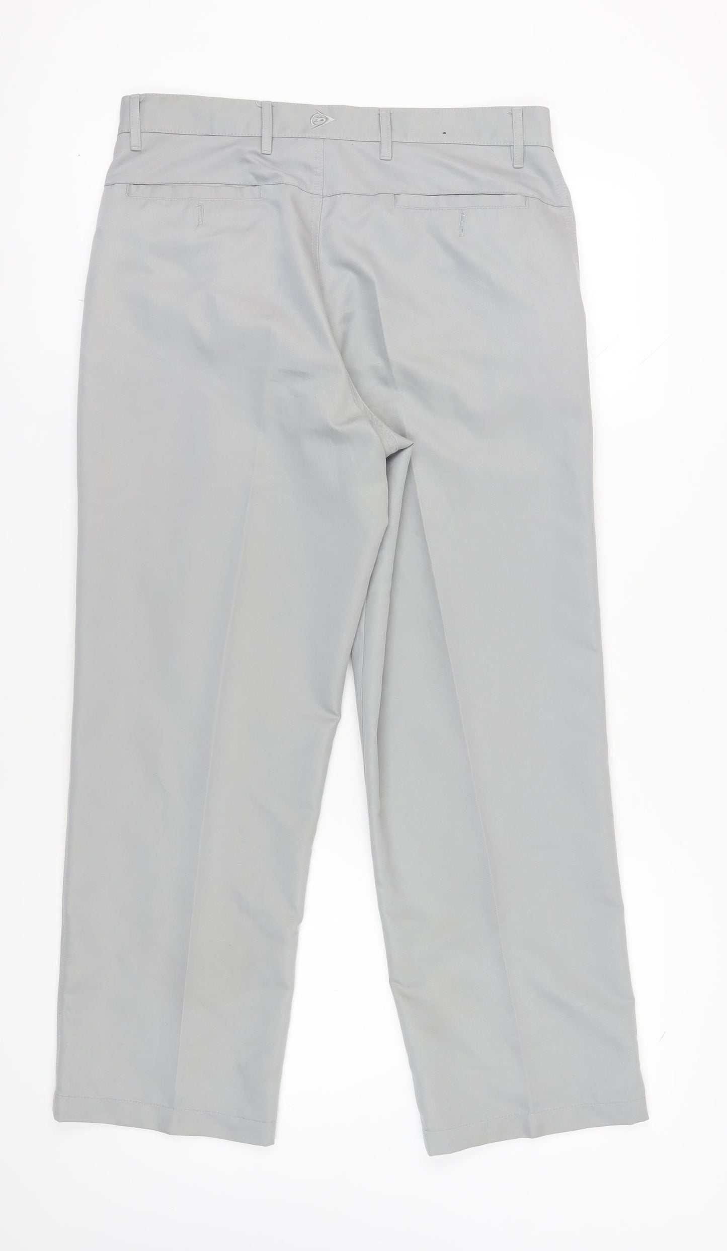 Dunlop Men's Grey Regular Fit Trousers 34W S
