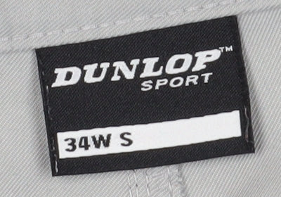 Dunlop Men's Grey Regular Fit Trousers 34W S