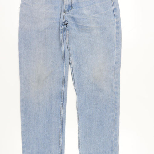 Life & Glory Men's Blue Straight Jeans 34 Light Wash