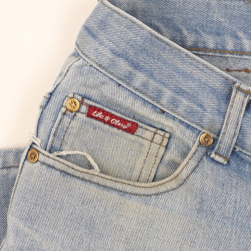 Life & Glory Men's Blue Straight Jeans 34 Light Wash