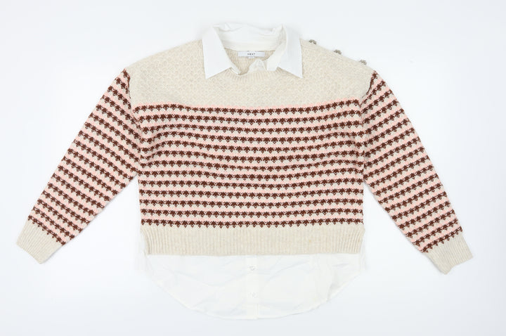 Next Women's Multicoloured Pullover Jumper M