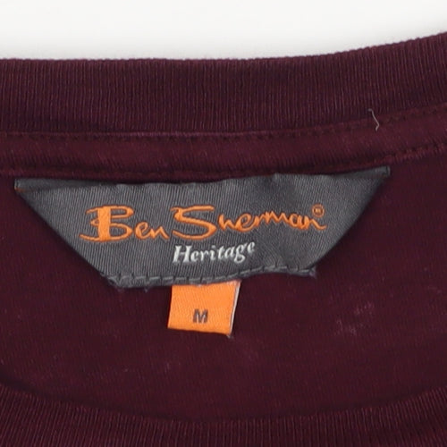 Ben Sherman Men's Grey Long Blazer, Check, Size 42L