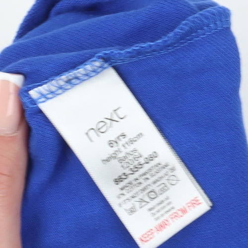 Next Boys Blue Polo Shirt - 6 Years