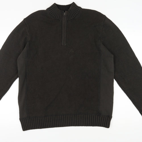 Marks and Spencer Black Knit Pullover - Men’s L Casual