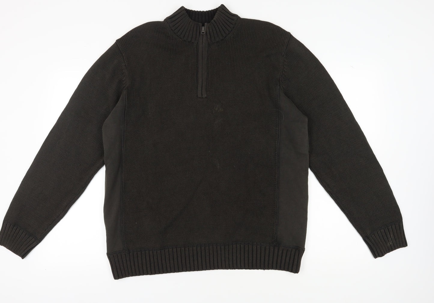 Marks and Spencer Black Knit Pullover - Men’s L Casual