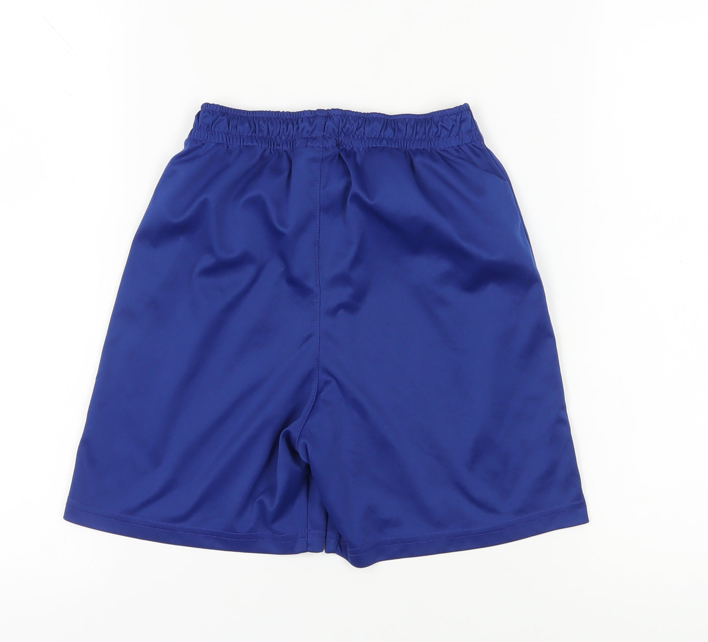 FC Barcelona Boys Blue Athletic Football Shorts Size 14