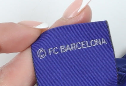 FC Barcelona Boys Blue Athletic Football Shorts Size 14