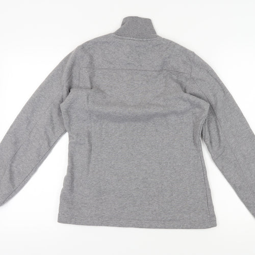 Sport-Tek Women's Grey XS Mock Neck Pullover Sweatshirt