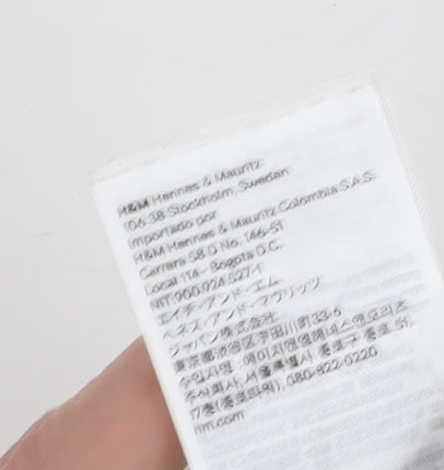 H&M Women's Ivory Chunky-Knit Vest Size L