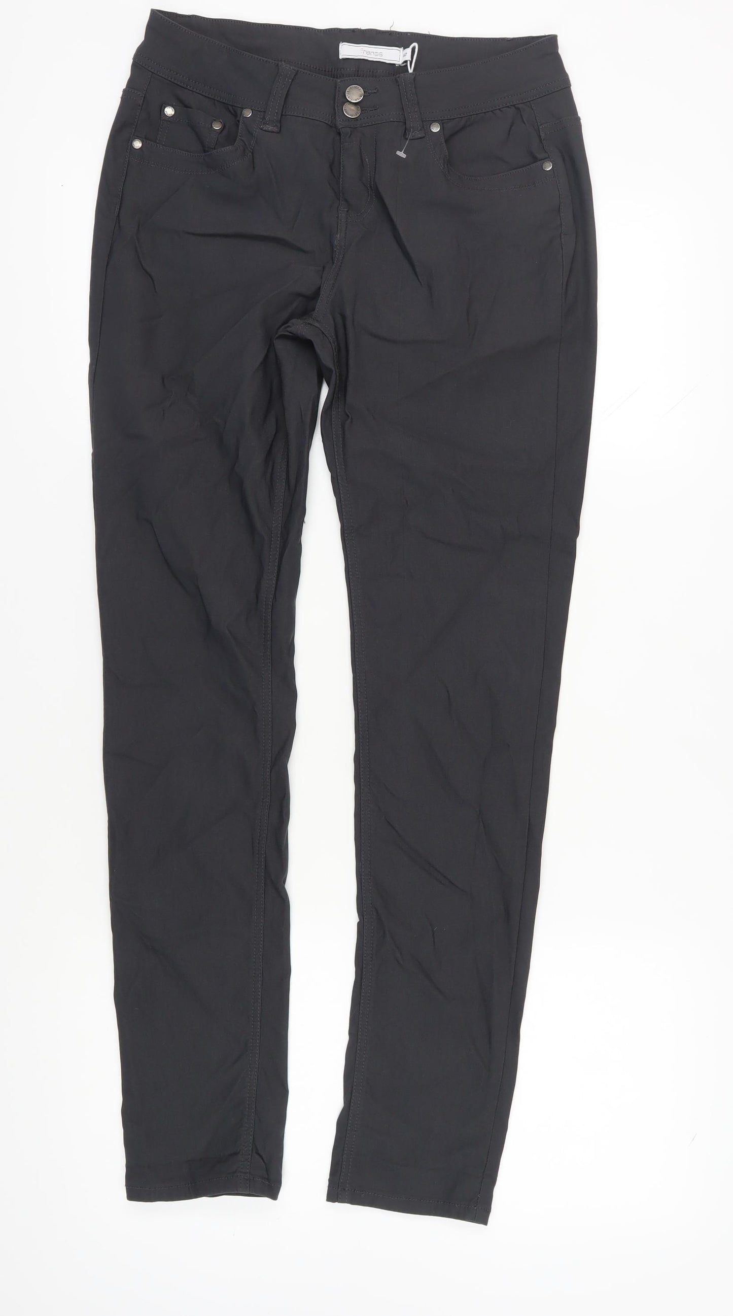 Fransa Women's Black Skinny Trousers Size 14