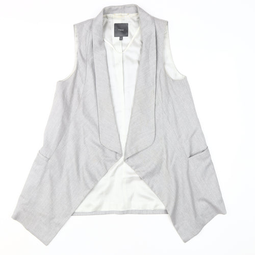 Next Women's Grey Waistcoat Size 12 - Casual Sleeveless