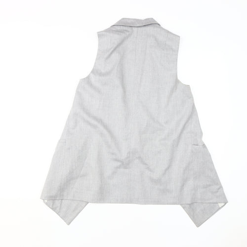 Next Women's Grey Waistcoat Size 12 - Casual Sleeveless