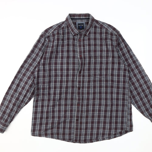 James Pringle Men's Plaid Shirt - L, Multicoloured, Cotton