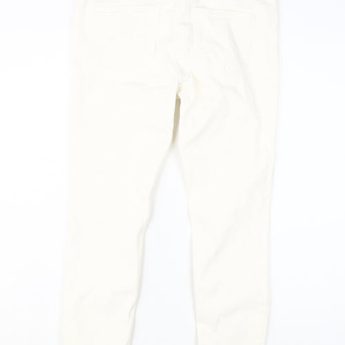 Next Women's Ivory Skinny Jeans Size 14 Plus