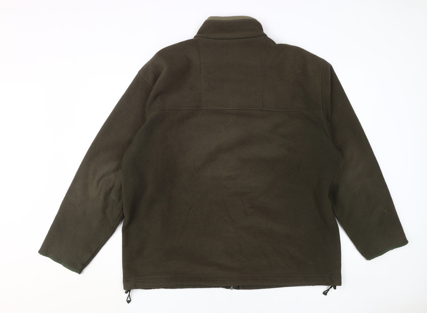 Marks and Spencer Green Men's Fleece Jacket L