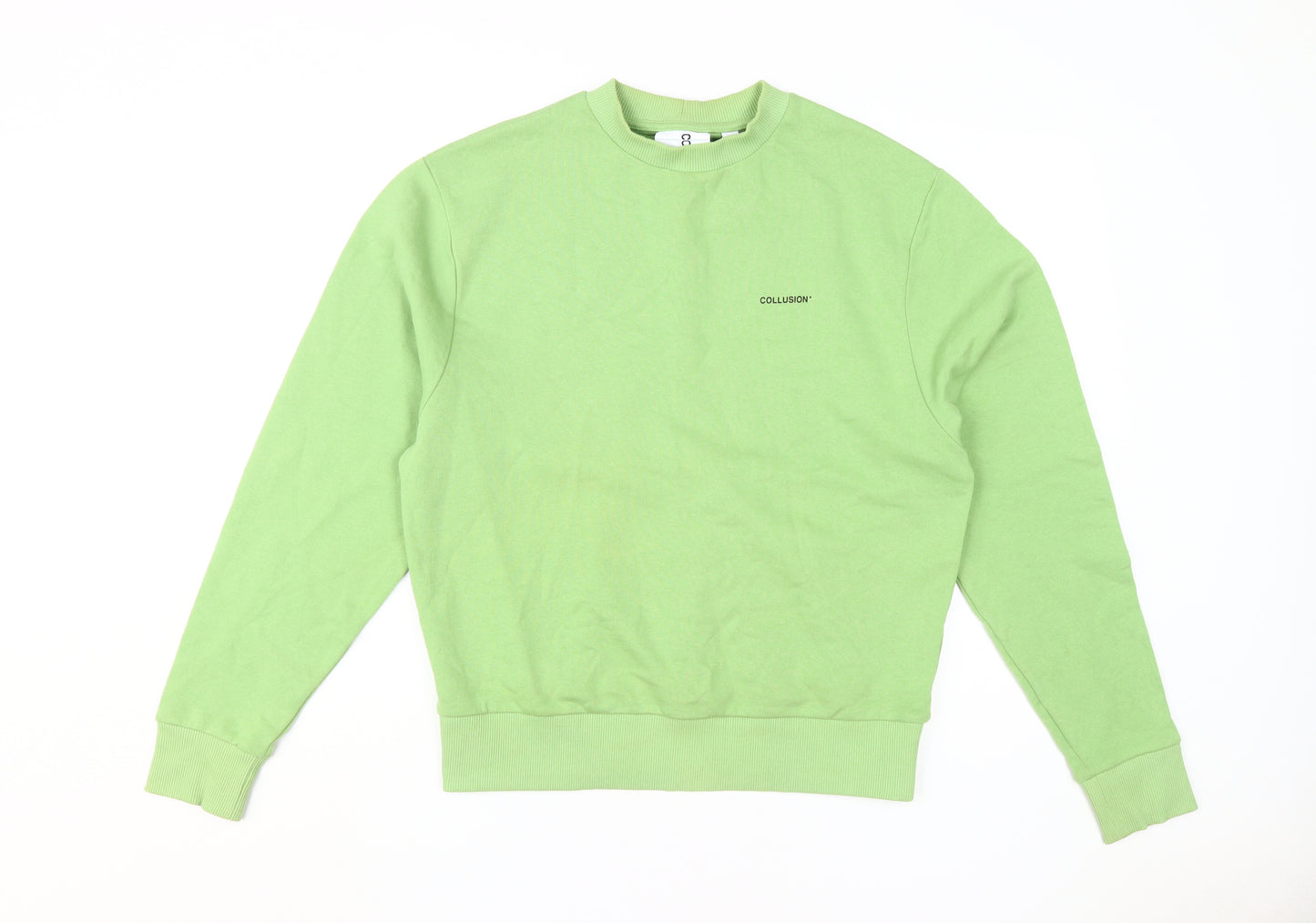 Collusion Women's Green XS Pullover Sweatshirt