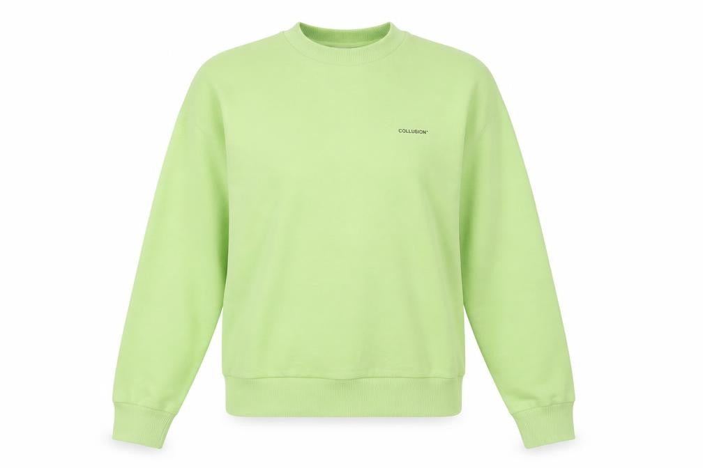 Collusion Women's Green XS Pullover Sweatshirt