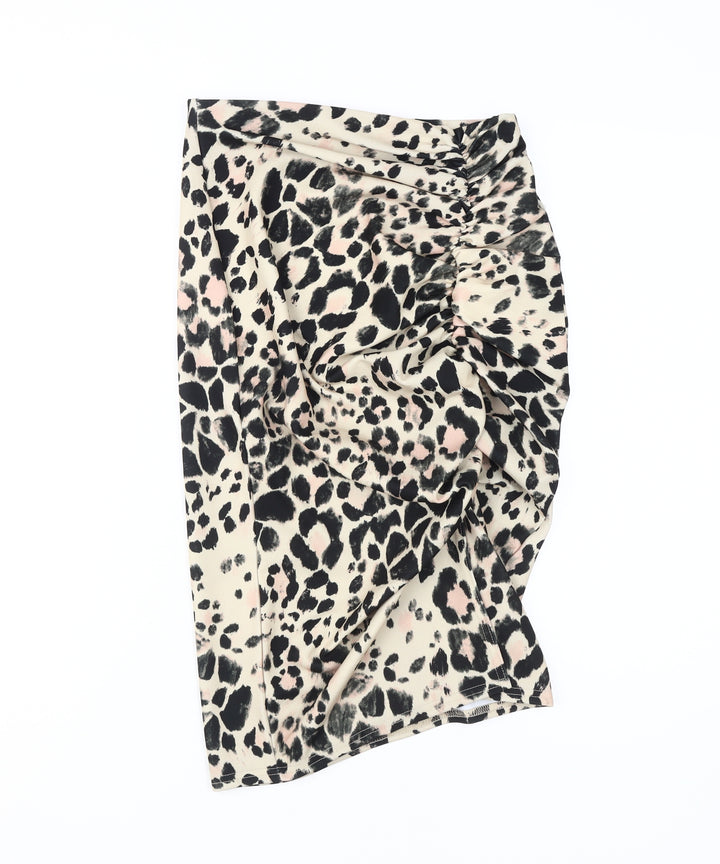 Quiz Women's Multicoloured Animal Print Pencil Skirt Size 8