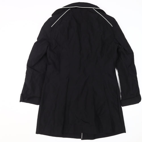 Madeleine Women's Black Mid-Length Coat Size M