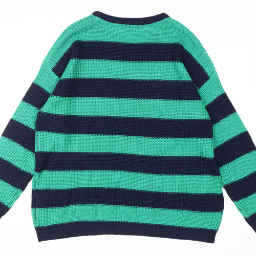 Brave Soul Women's Multicoloured Size 20 Striped Pullover