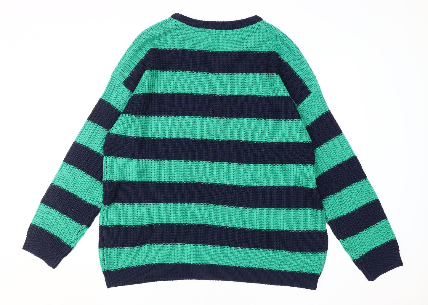 Brave Soul Women's Multicoloured Size 20 Striped Pullover