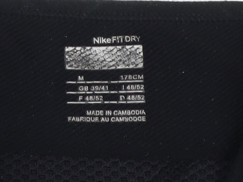 Nike Men's Black Mock Neck Pullover M