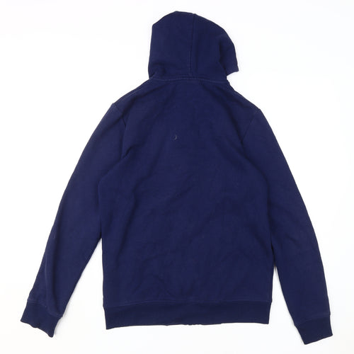 Umbro Men's Blue Full Zip Hoodie Medium