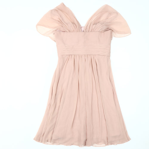 Phase Eight Women's Pink A-Line Dress Size 10
