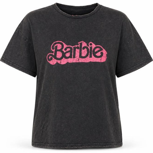 Barbie Movie Women's Black T-Shirt, Size L, Cotton, Casual