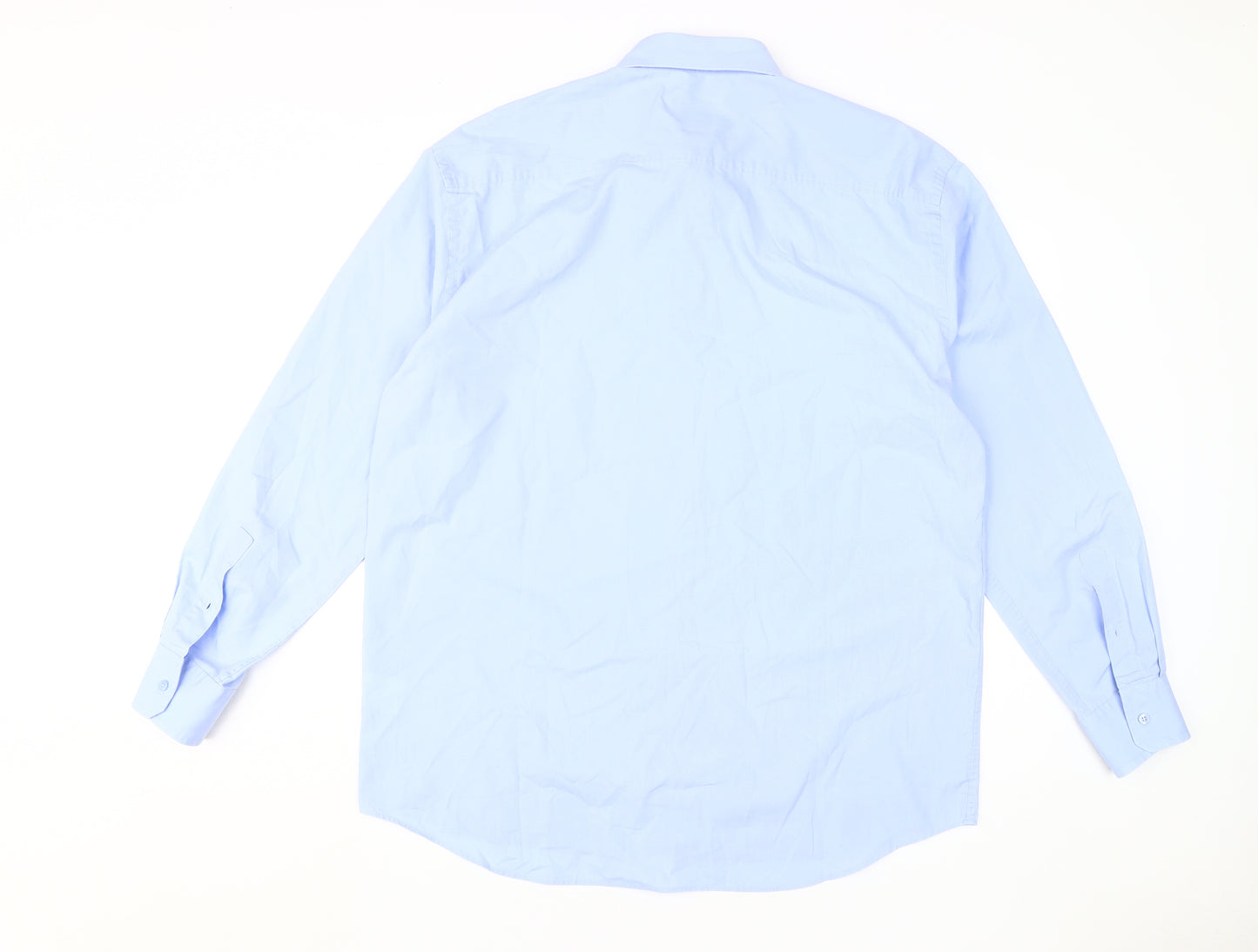 Daniel Hechter Men's Blue Dress Shirt Size 17