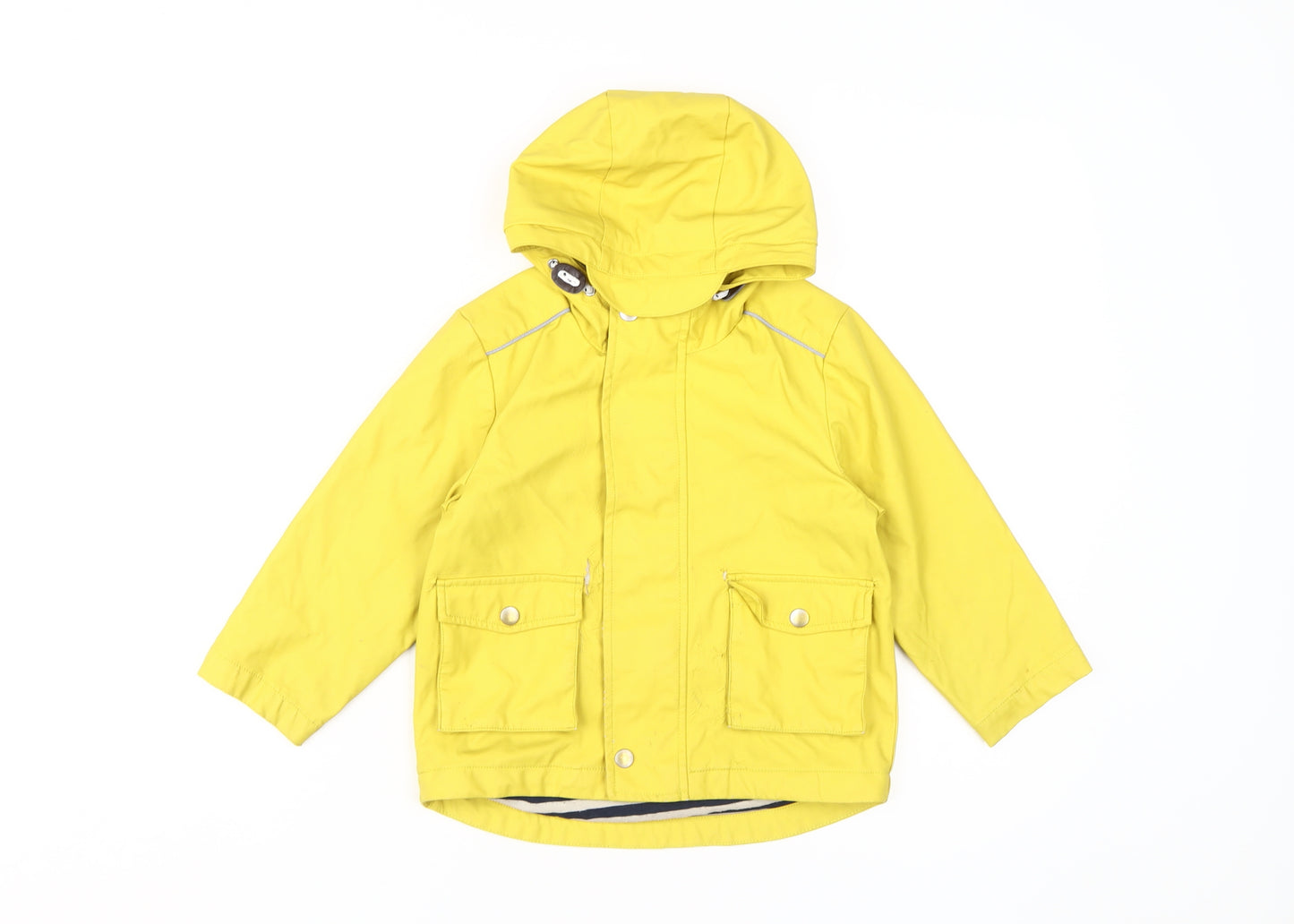John Lewis Boys Yellow Parka Coat - Age 3 Years