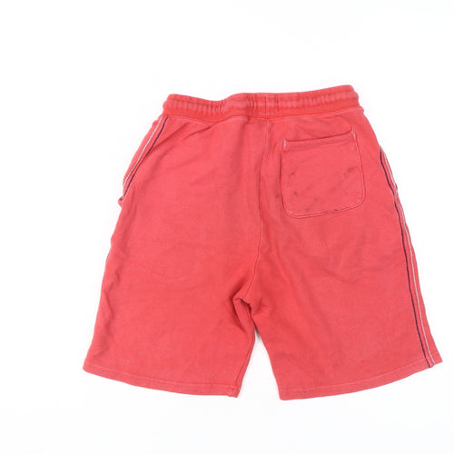 Boden Boys Red Sweat Shorts 11 Years Casual Summer