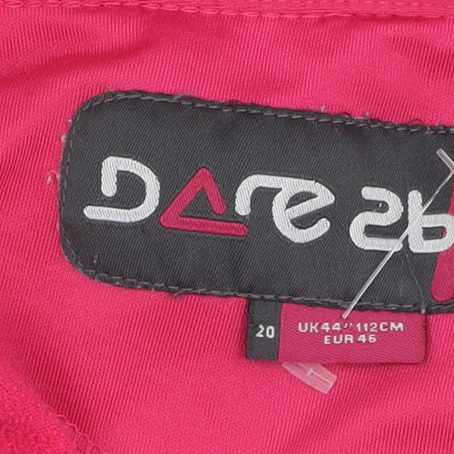 Dare 2b Women’s Pink 1/4 Zip Sweatshirt Size 20