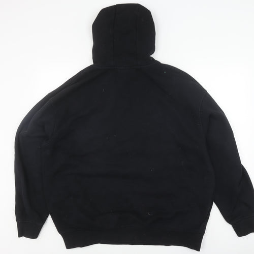 NBA Men's Black XL Pullover Hoodie with Chicago Bulls Logo