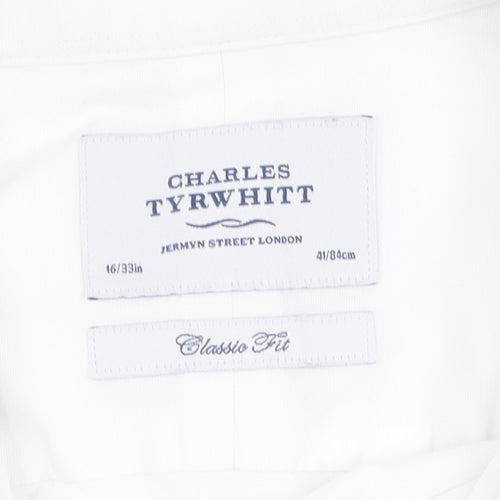 Charles Tyrwhitt Men's White Classic Fit Shirt
